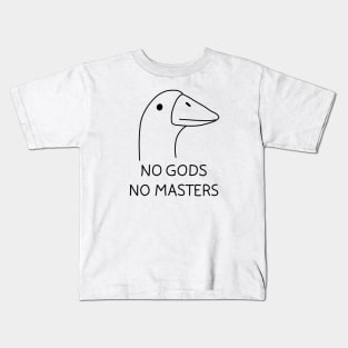 No Gods No Masters Kids T-Shirt